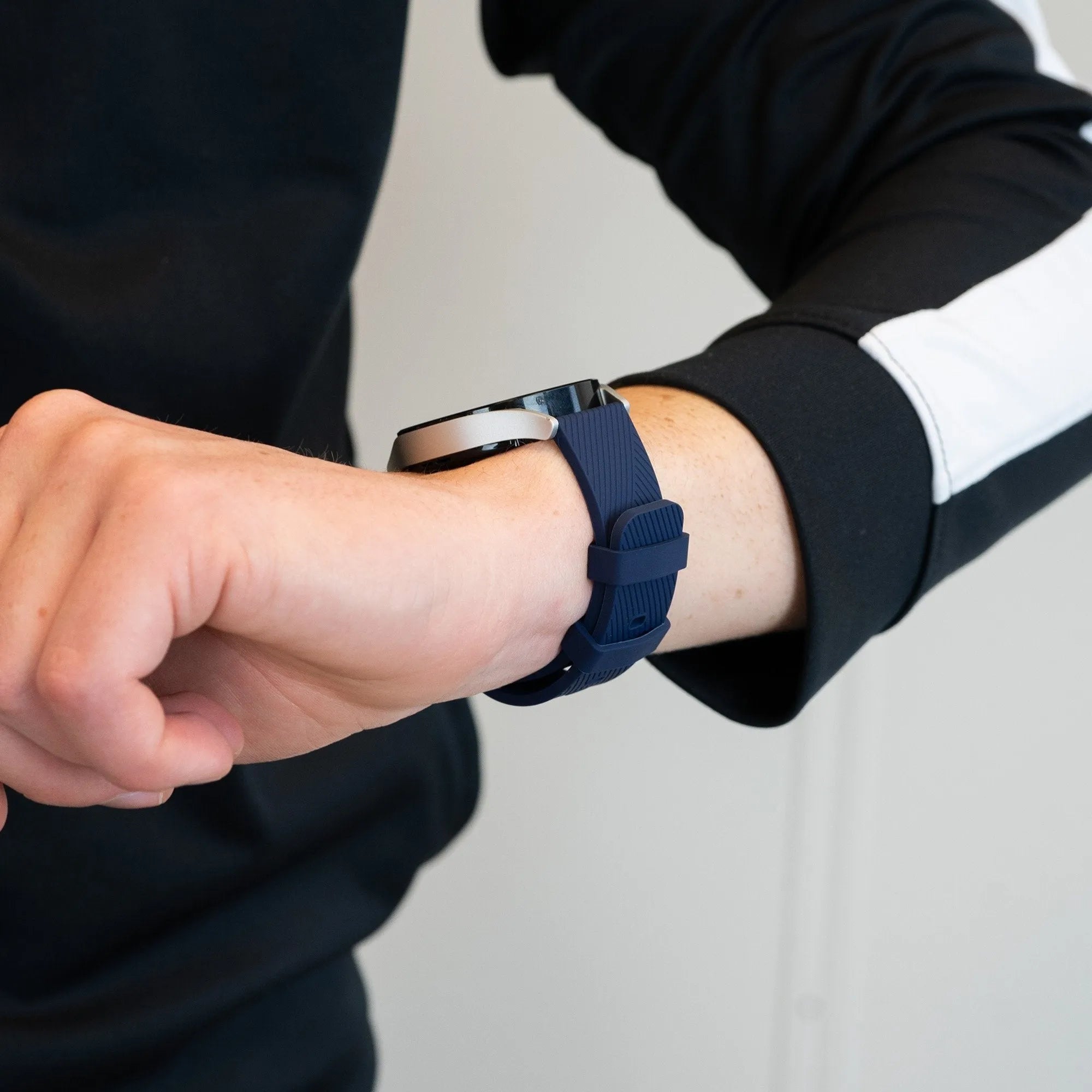 Bandz Coros Apex 42mm Silicone Strap 'Deluxe' (Dark Blue)