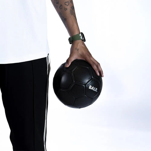 Balr. Apple Watch Ultra flüssiges Silikonarmband (Grün/Titan)