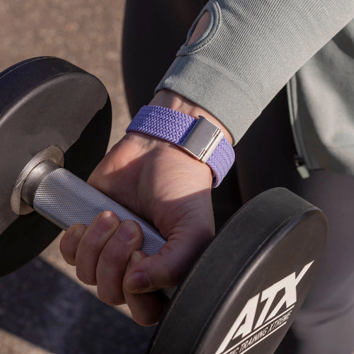 Correa trenzada ajustable Fitbit Sense (lila)