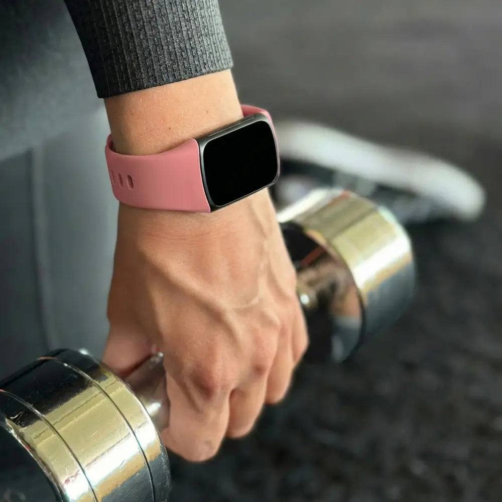 Fitbit Charge 5 siliconen bandje (roze)