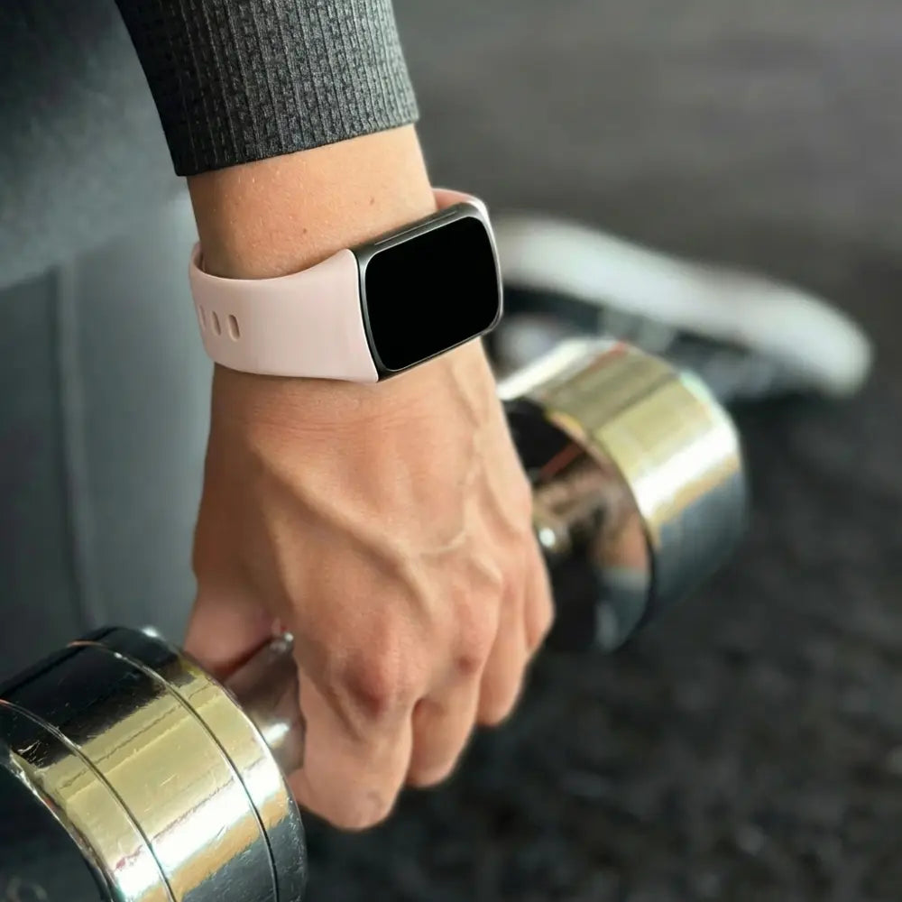 Fitbit Charge 6 Silicone Strap (Light Pink)