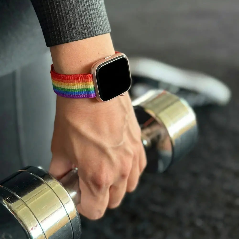 Fitbit Versa - Versa 2 Nylon Strap (Rainbow)