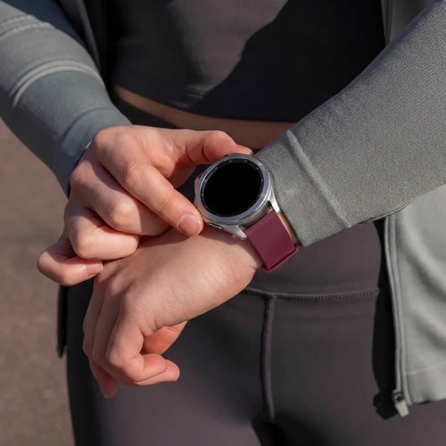 Samsung Galaxy Watch FE Sportarmband (Bordeaux)