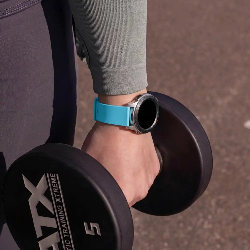 Samsung Galaxy Watch FE Sportarmband (Hellblau)