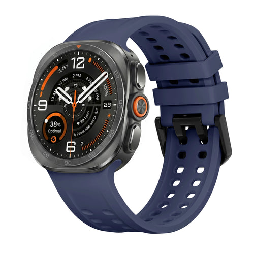 Bracelet silicone Samsung Galaxy Watch Ultra 2 (bleu foncé)