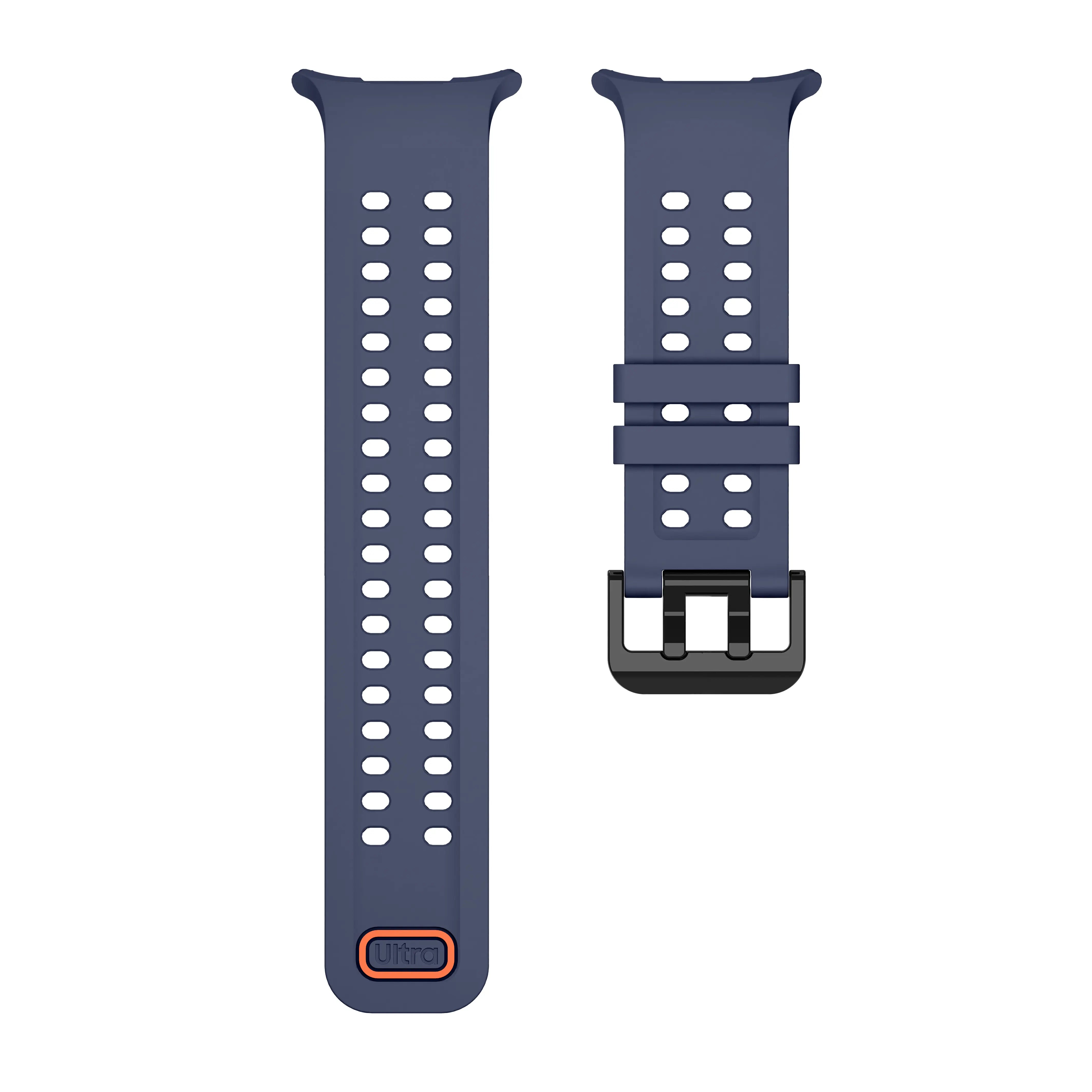 Bracelet silicone Samsung Galaxy Watch Ultra 2 (bleu foncé)