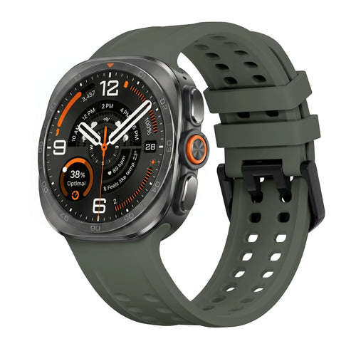Samsung Galaxy Watch Ultra Silikonarmband (Dunkelgrün)