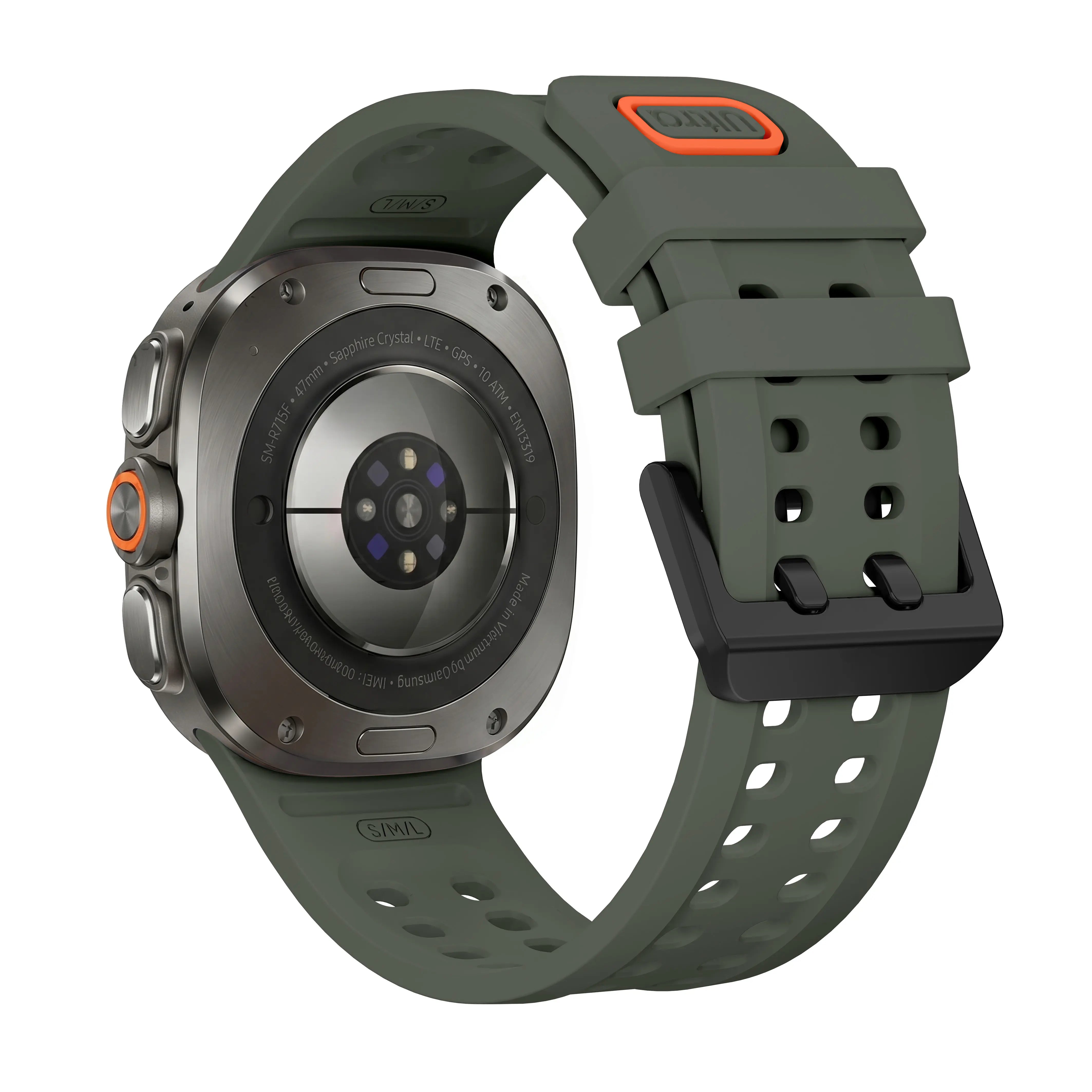 Samsung Galaxy Watch Ultra Silikonarmband (Dunkelgrün)