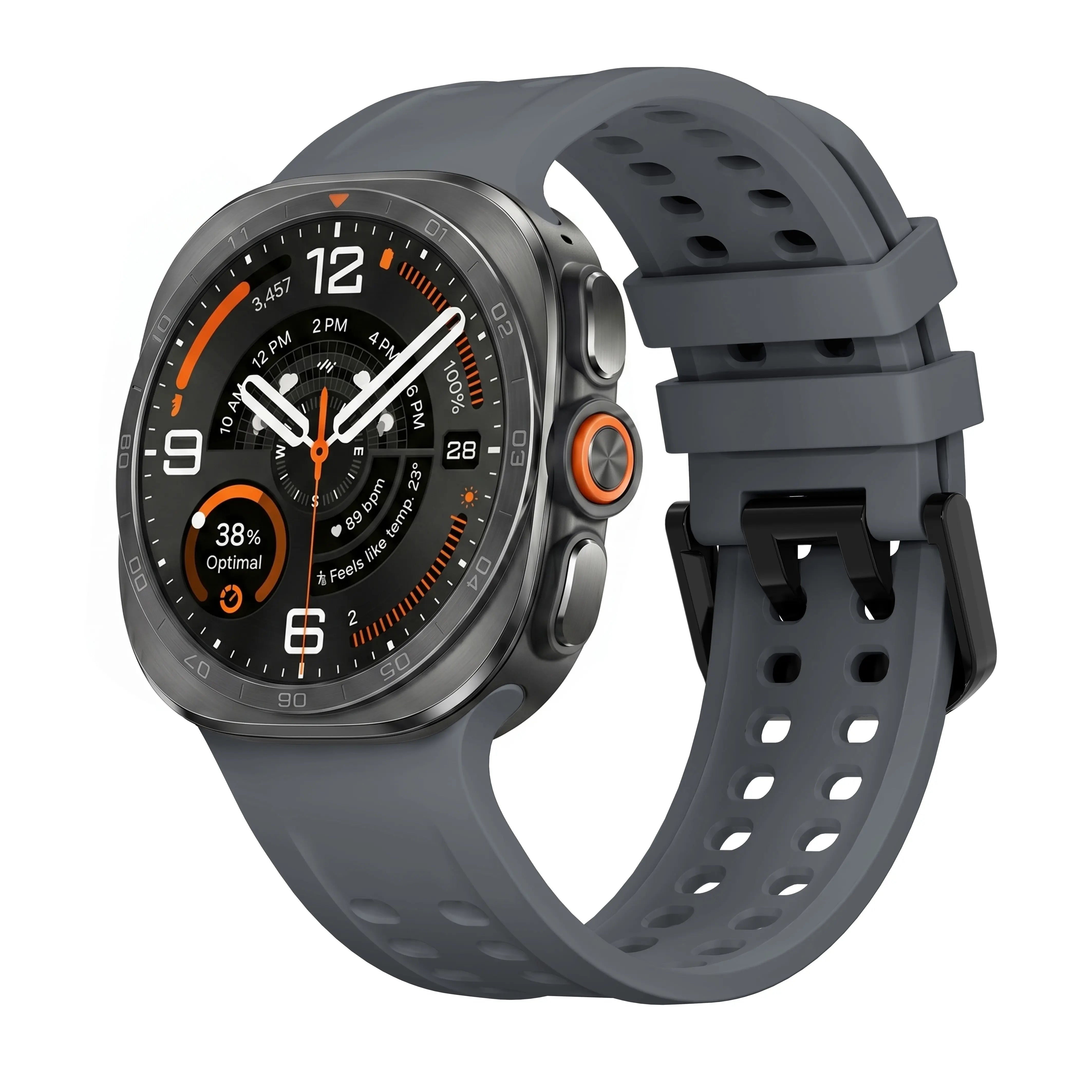 Bracelet silicone Samsung Galaxy Watch Ultra (gris foncé)