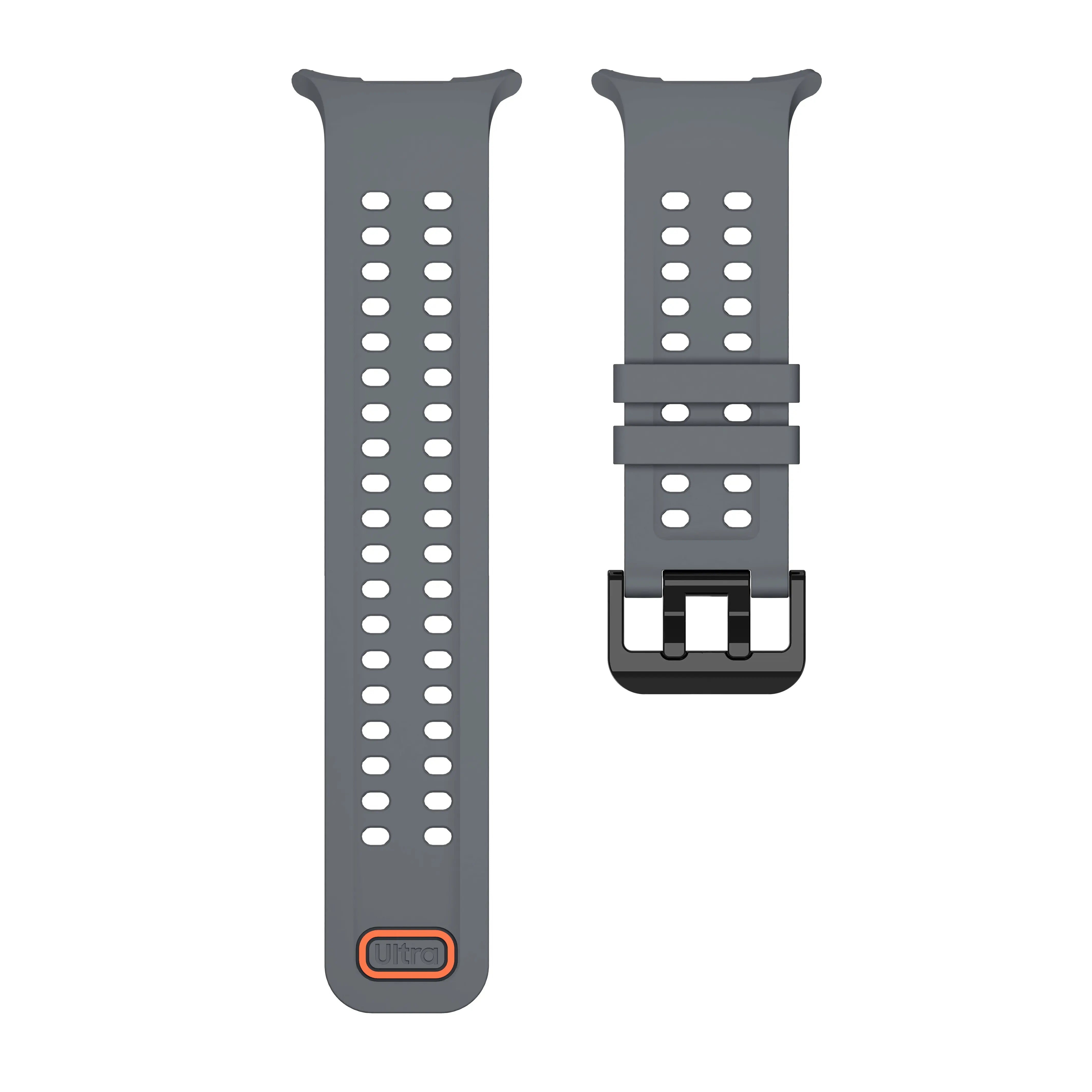 Bracelet silicone Samsung Galaxy Watch Ultra 2 (gris foncé)