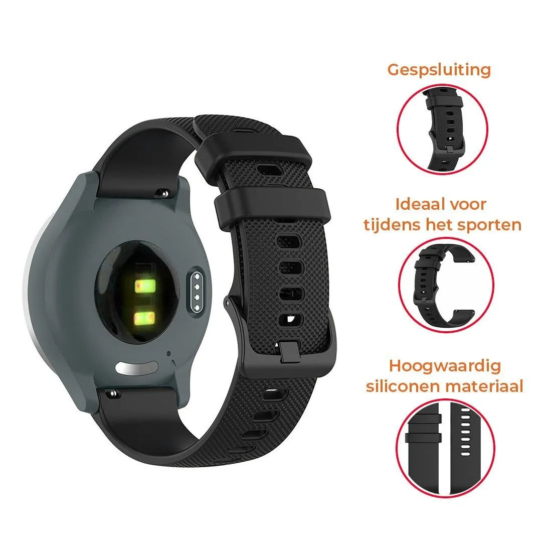 Correa silicona Huawei Watch GT 5 Pro 42mm (negro)
