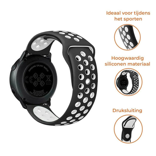 Suunto 9 Peak Pro Sportarmband (Schwarz/Weiß)