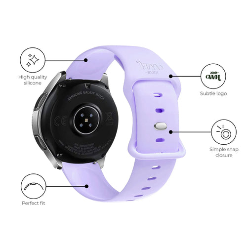 xoxo Wildhearts Amazfit GTR 3 (Pro) siliconen bandje (paars)