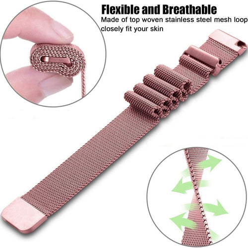 Garmin Forerunner 255 Milanese Strap (Pink)