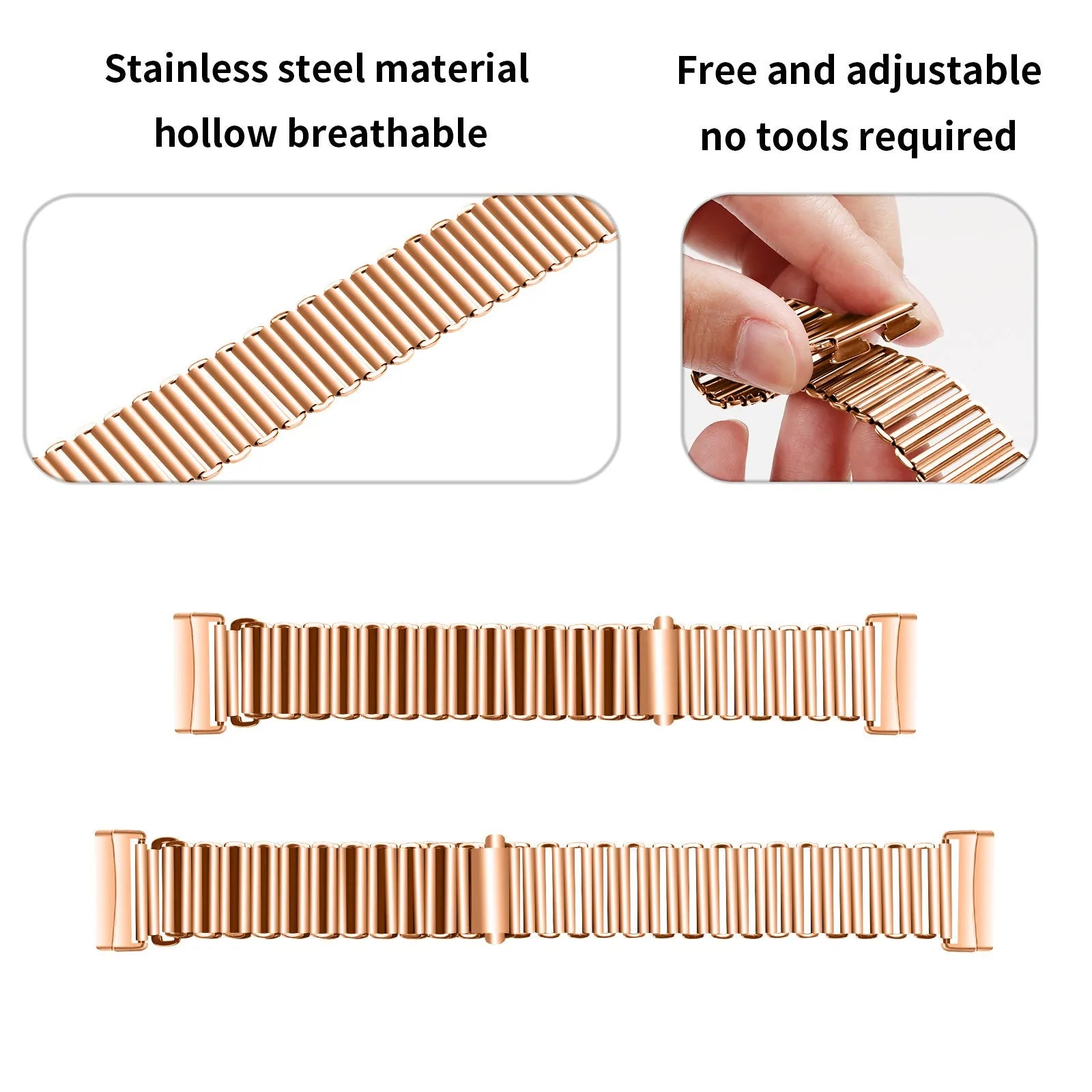 fitbit-stalen-loop-bandje-rose-Gold-3