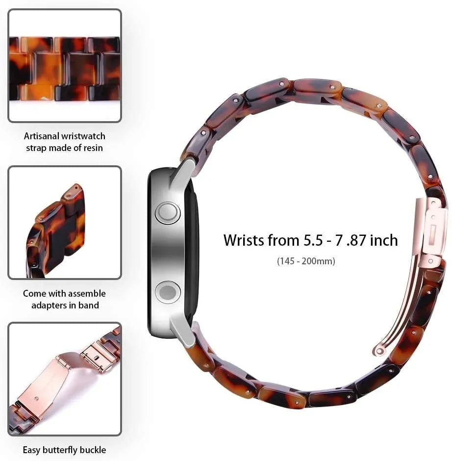 Metal Resin Strap, lava, infographic (USP banner)