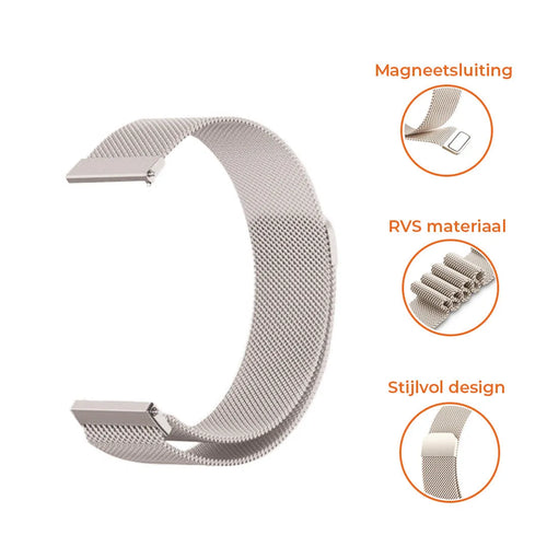 Correa milanesa Amazfit GTR Mini (blanco estrella)