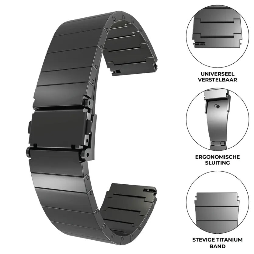 Bracelet titane Premium Huawei Watch GT 5 Pro - 46mm (graphite)