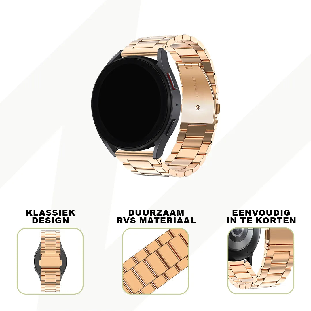 Bandz Correa acero 'Classic' Garmin Vivoactive 3 (rosado dorado)