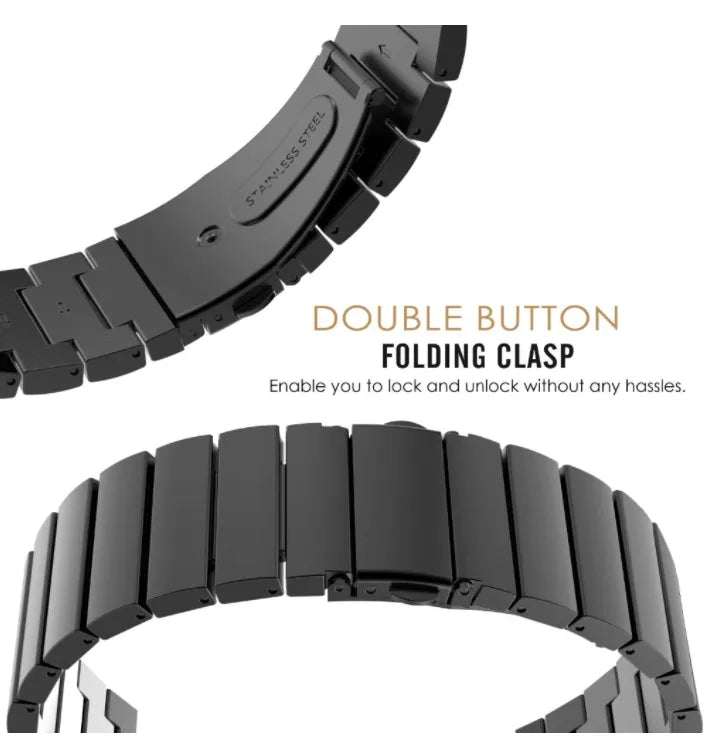Amazfit Bip 5 Metalarmband (Schwarz)