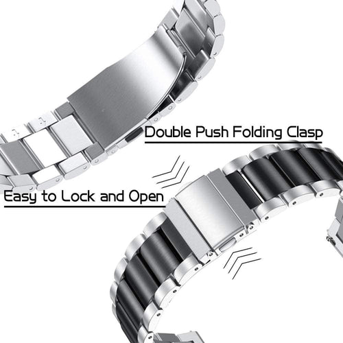Huawei Watch 5 - 42mm Steel Strap (Silver/Black)