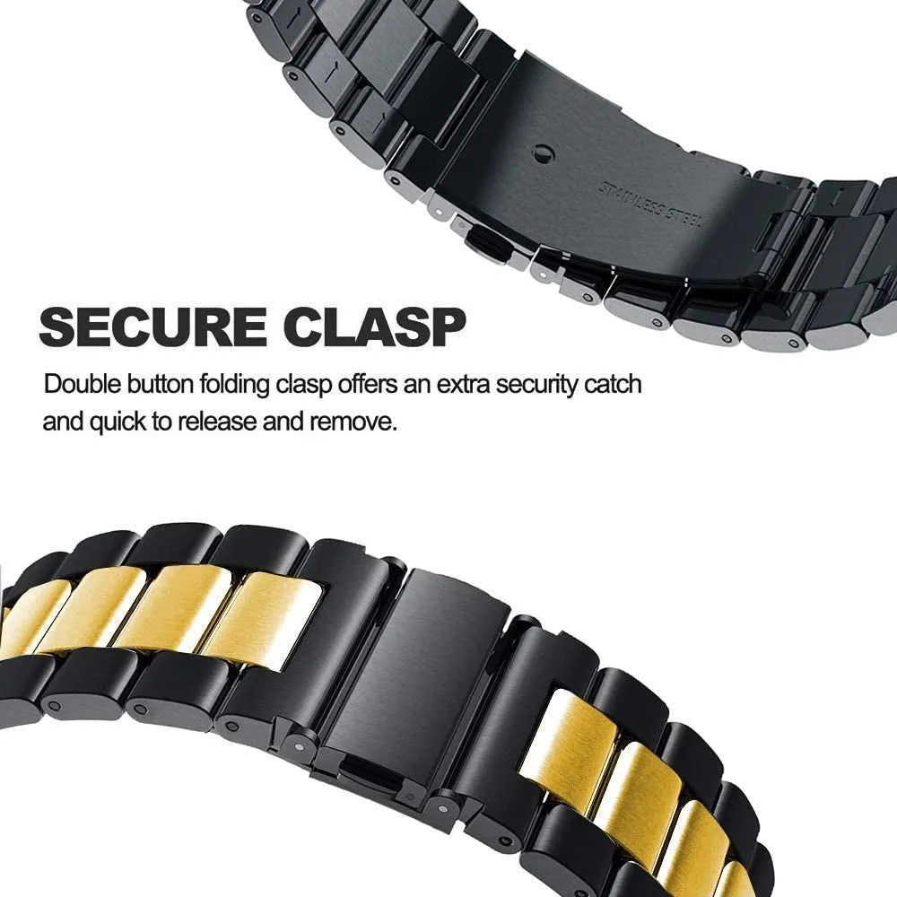 Coros Pace 4 Steel Strap (Black/Gold)