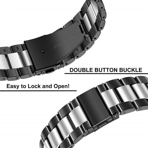 Garmin Forerunner 570 - 42mm Steel Strap (Black/Silver)