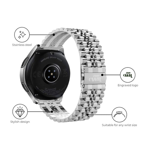 xoxo Wildhearts Amazfit GTR 2 Stahlarmband (Silber)