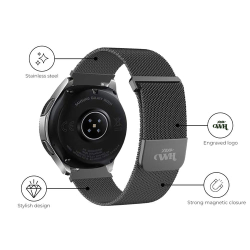 xoxo Wildhearts Amazfit GTR 2 Milanese Strap (Black)