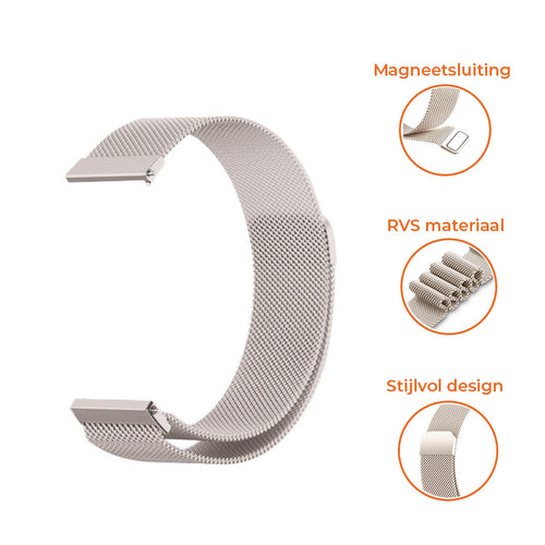 Correa milanesa Amazfit Active 2 (blanco estrella)