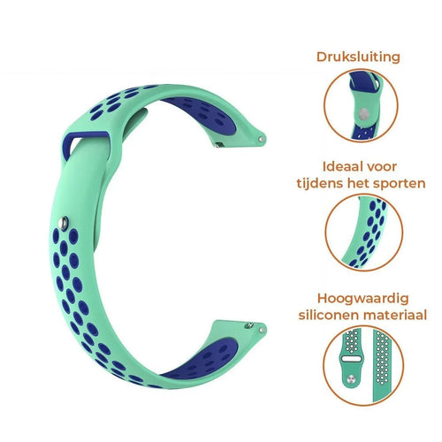 Suunto 9 Peak Sport Strap (Aqua/Blue)