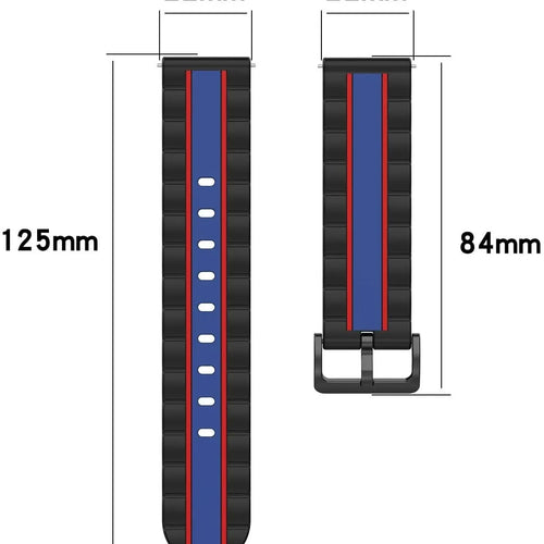 Bracelet édition spéciale OnePlus Watch 4 - 47mm (noir/bleu)