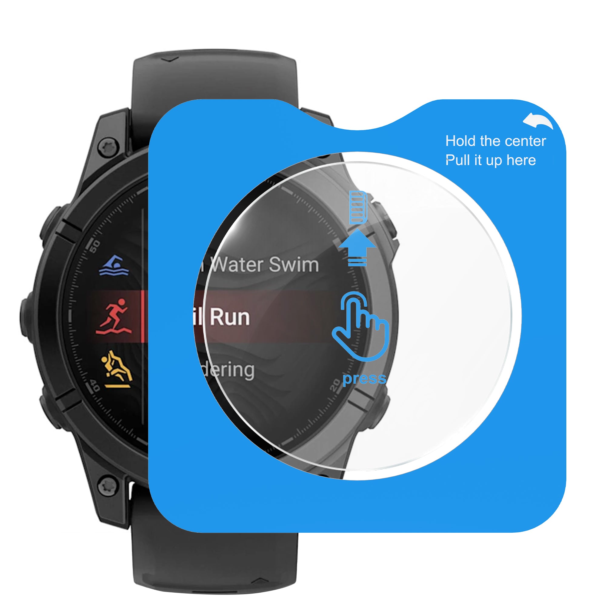 Protector de pantalla con herramienta One-Click- Garmin Fenix E