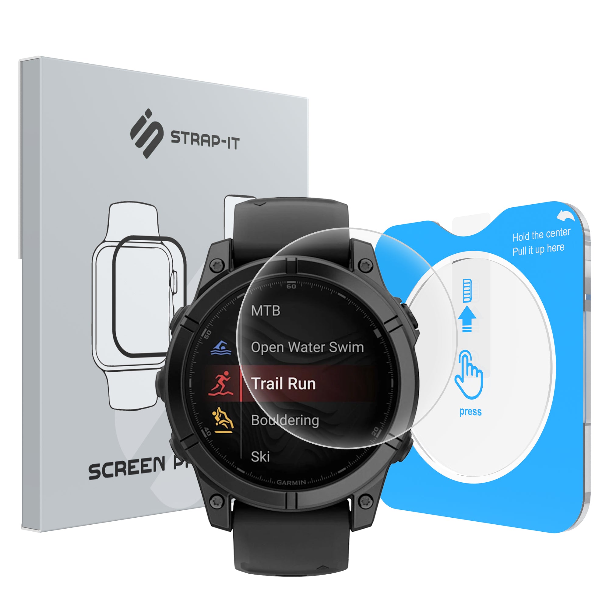 Protector de pantalla con herramienta One-Click- Garmin Fenix E