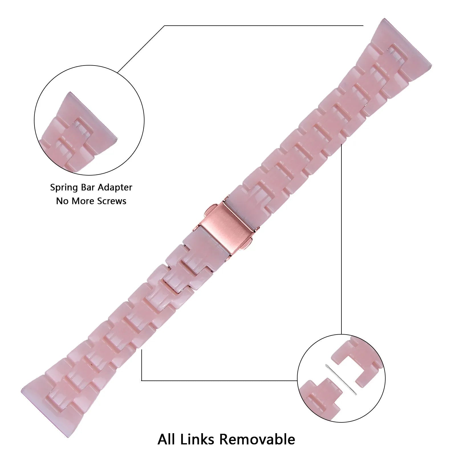 Amazfit Active Resin Strap (Pink)