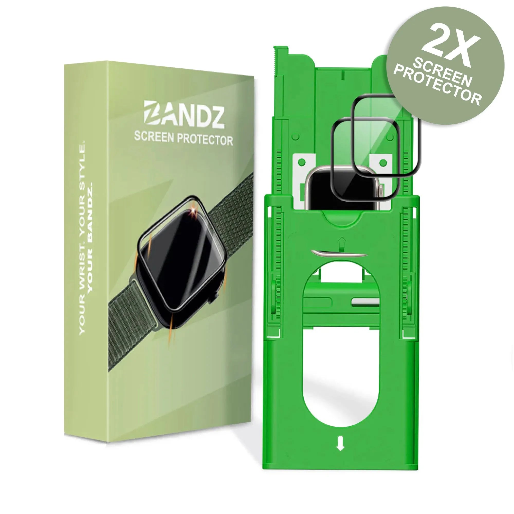 Bandz Protector pantalla con premium tool Apple Watch
