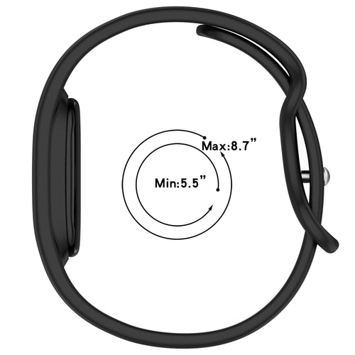 Corea silicone clásico Fitbit Air (negro)