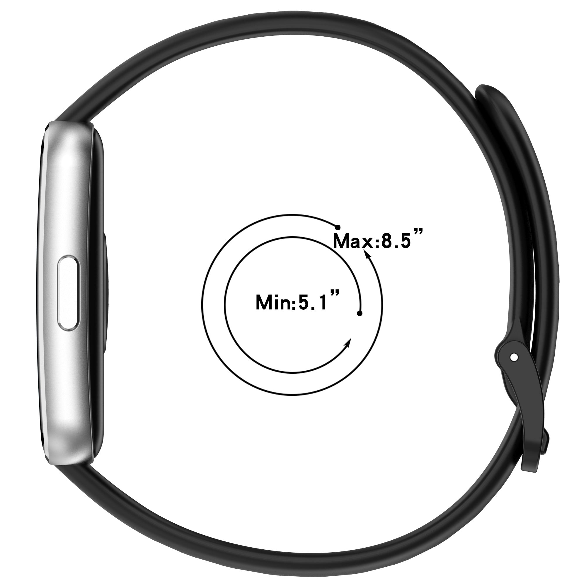 Huawei Band 11 Silikonarmband (Schwarz)