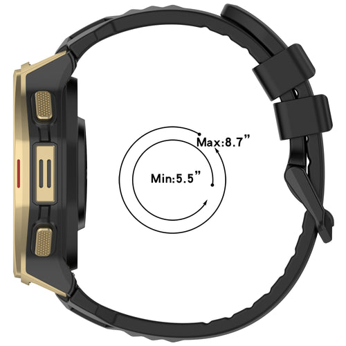Bracelet silicone Amazfit T-Rex 3 Pro - 44mm (orange)