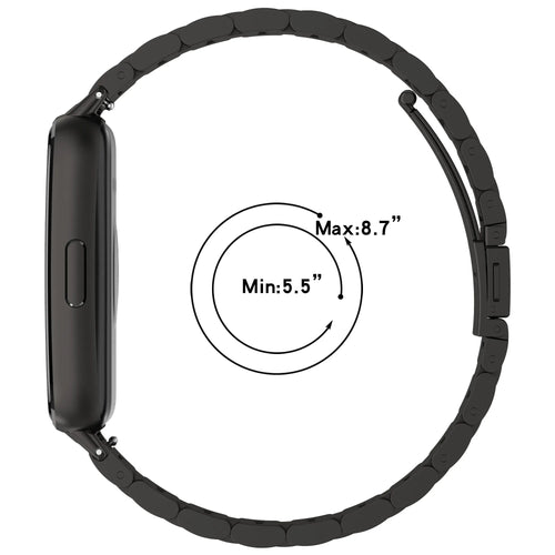 Bracelet acier Huawei Band 11 Pro (noir)