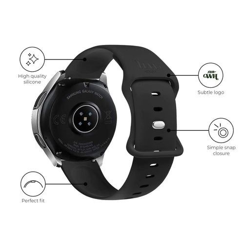 xoxo Wildhearts Amazfit GTS 3 Silikonarmband (Schwarz)