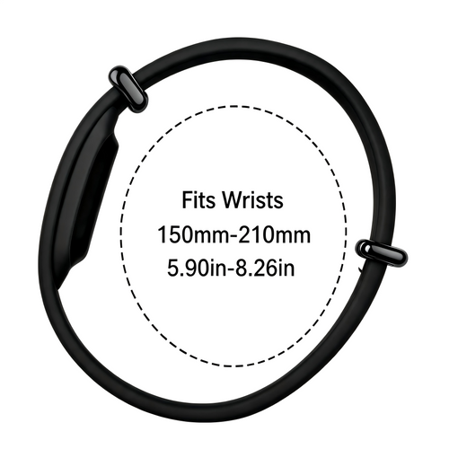 Fitbit Air Silikonarmband (Schwarz)