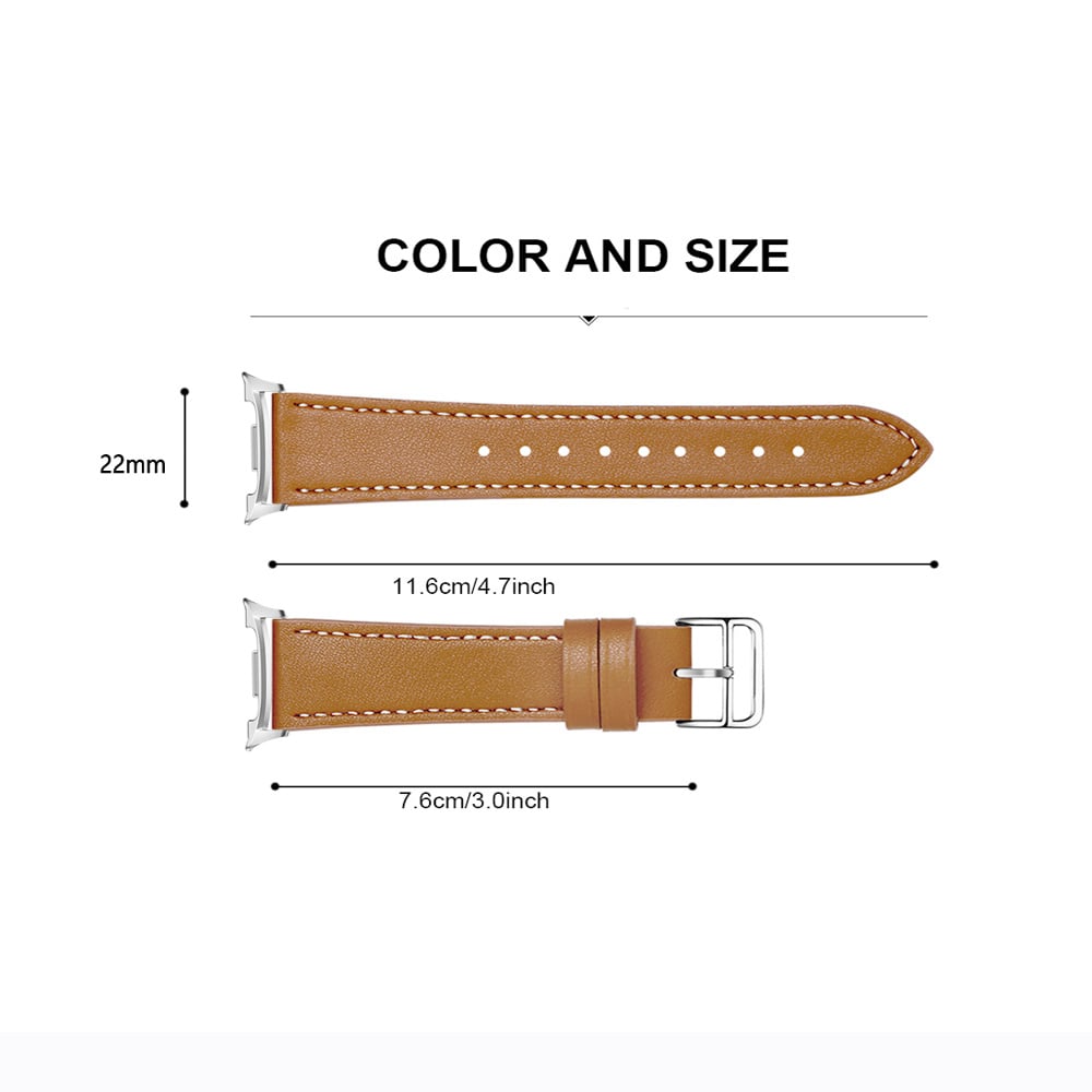 Samsung Galaxy Watch 8 Classic Classic Leather Strap (Brown)