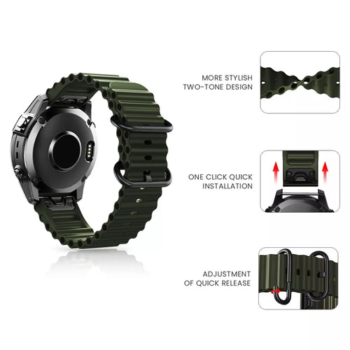 Garmin Approach S60 Ocean Armband (Armee Grün)