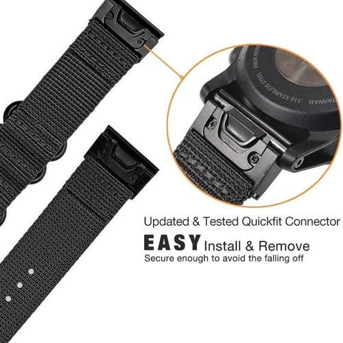 Garmin D2 Delta Nylon Strap with Buckle (Black)