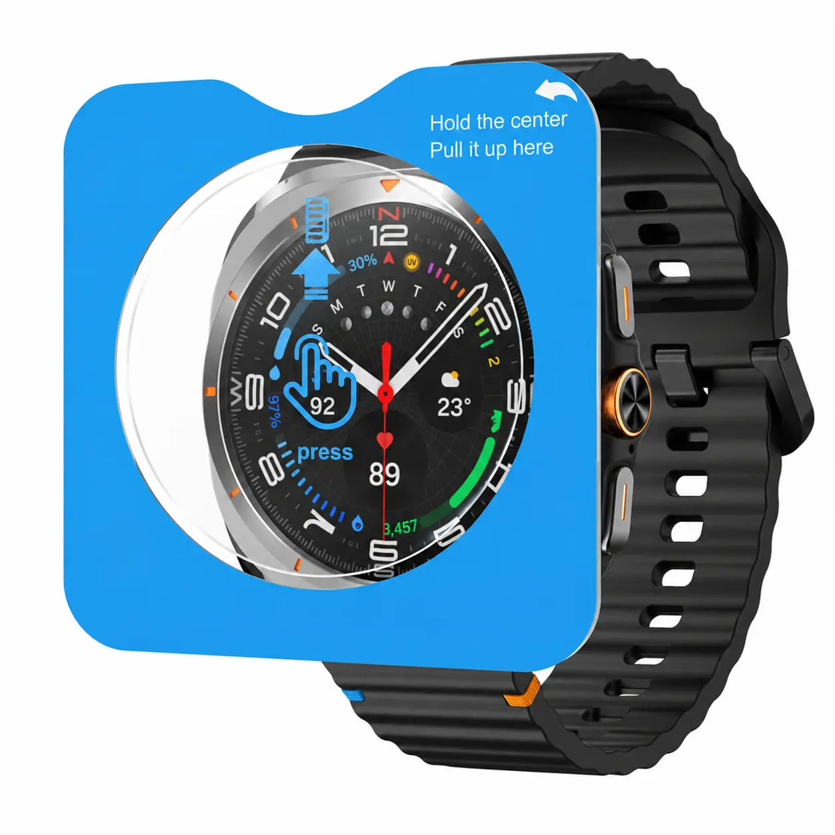 Protector de pantalla con herramienta de un solo clic - Samsung Galaxy Watch Ultra 2