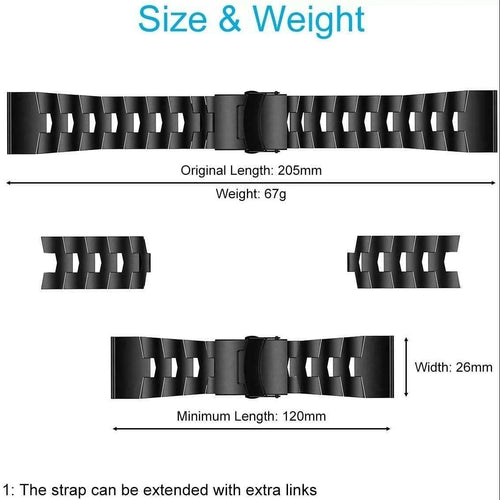 Garmin D2 Mach 1 Pro Titanium Strap (Black)