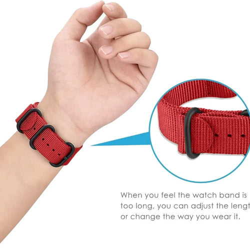 Suunto Race (S) Nylon Buckle Strap (Red)
