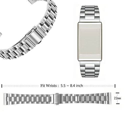 WHOOP MG stalen band (zilver)