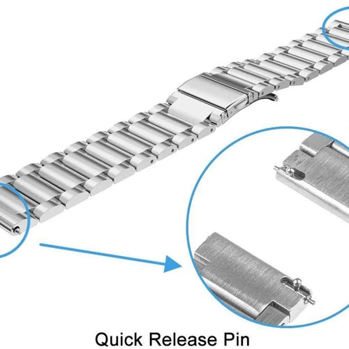 Amazfit GTS 4 Steel Strap (Silver)